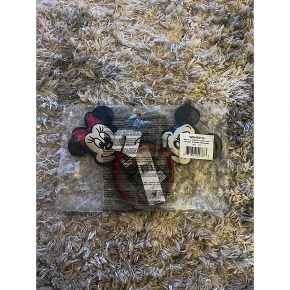 NWT Loungefly Disney | Macy's Mickey Mouse & Minnie Mouse Adult Ears Headband - Picture 3 of 3